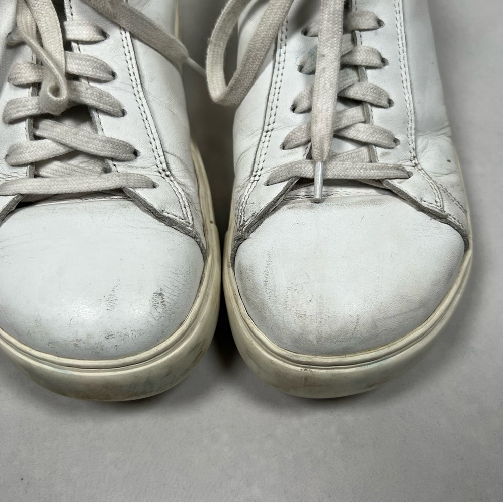 Birkenstock Sneakers Bend Low Women’s Size 10 White Leather Comfortable Shoes - Picture 11 of 12